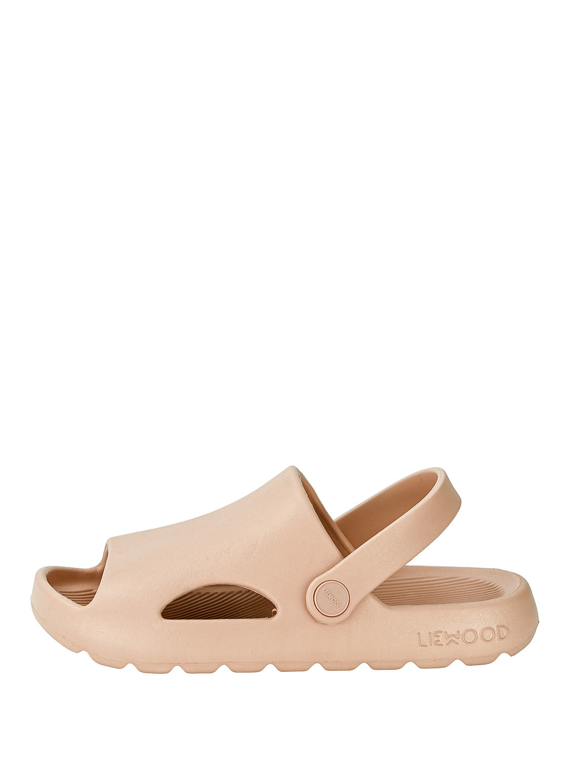 LIEWOOD Sandalen Rosa: Leichtes Gummi/EVA-Clog-Design mit geschlossener Spitze, Seitenbelüftung, strukturiertem Fußbett und schwenkbarem Fersenriemen für sicheren Halt. Perfekt für Kinder.