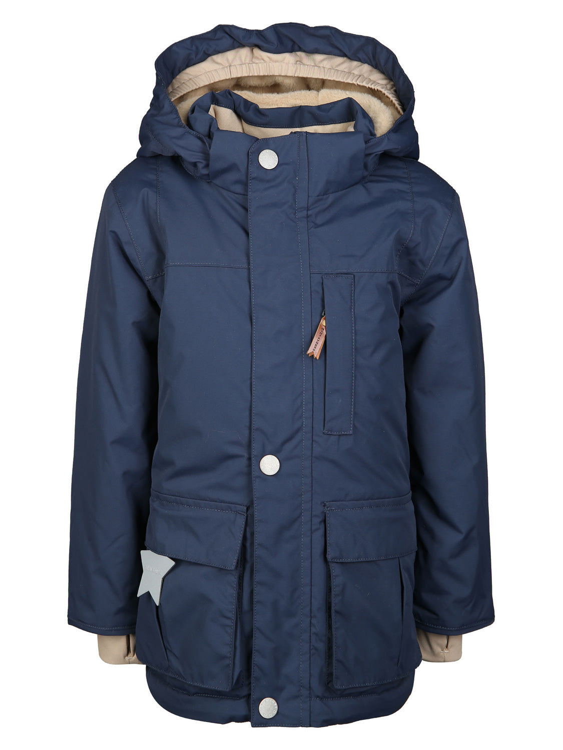 Wintermantel Marineblau