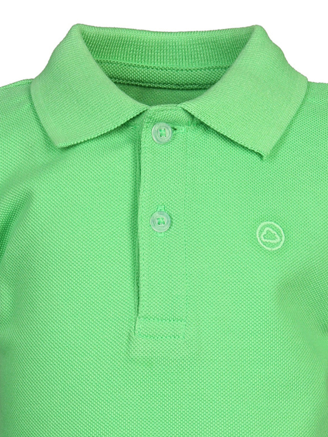 Polo shirt short BASIC BABY in alga alge
