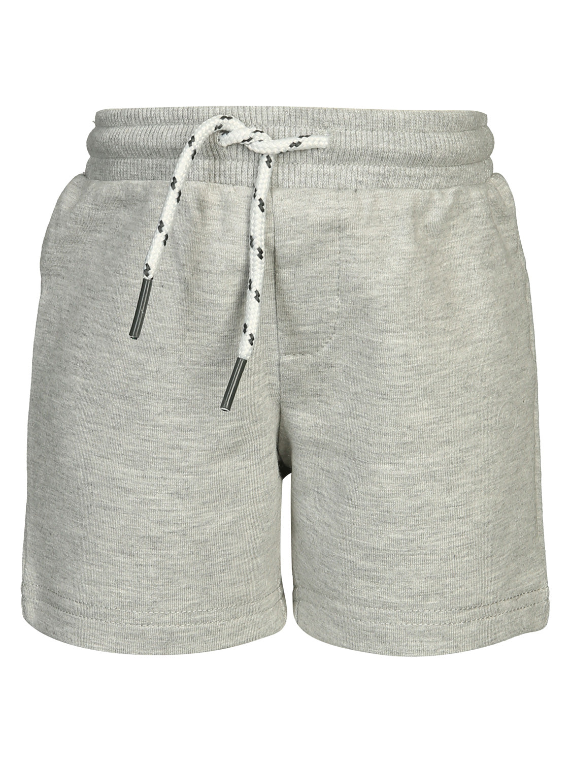 Bermudas BASIC BABY in zement zement: Leichte, gestrickte Sweatshorts mit elastischem Bund und weißem Kordelzug, ideal für bequeme Babymode von bellybutton.