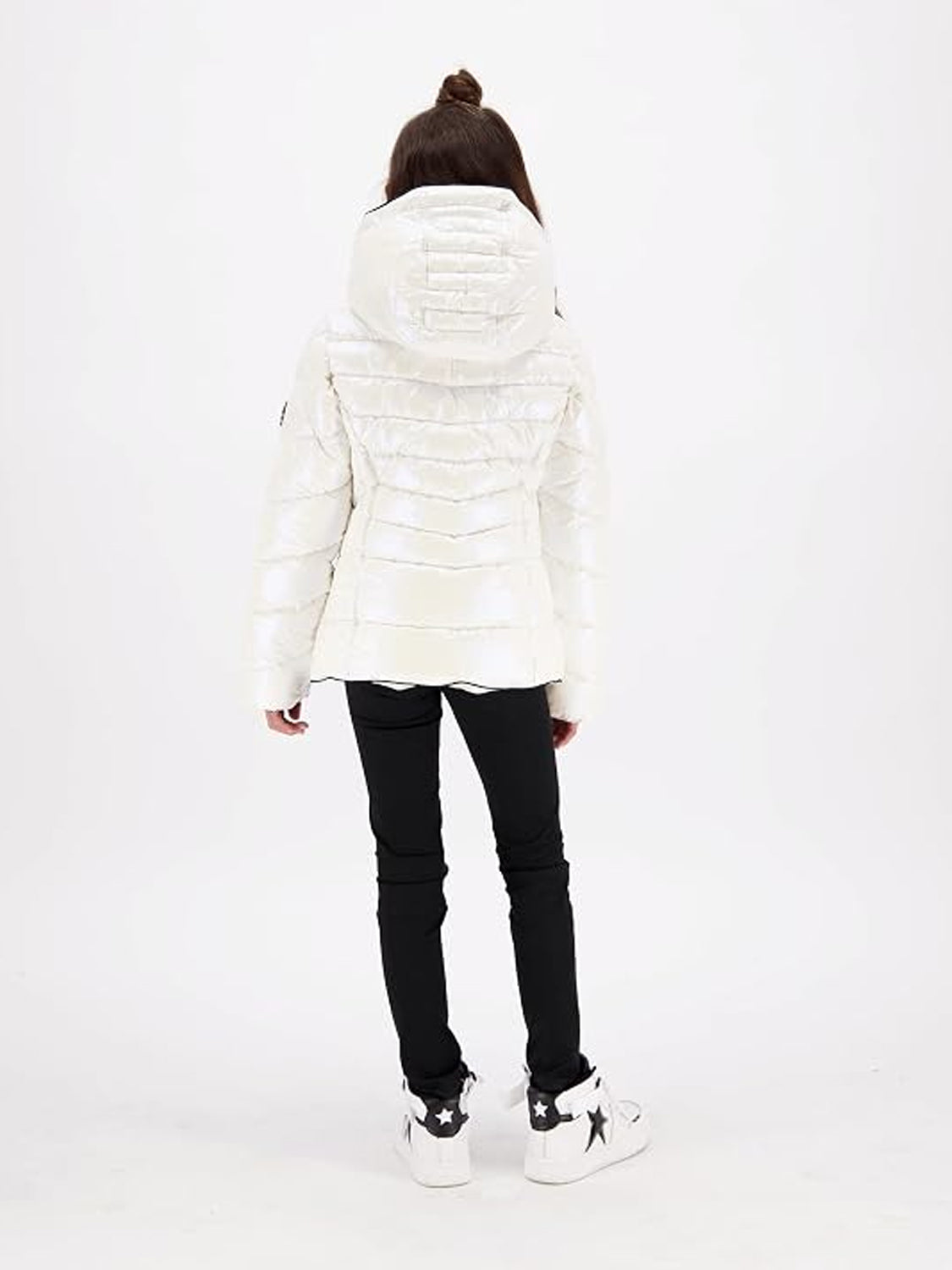 Winterjacke Cremeweiß