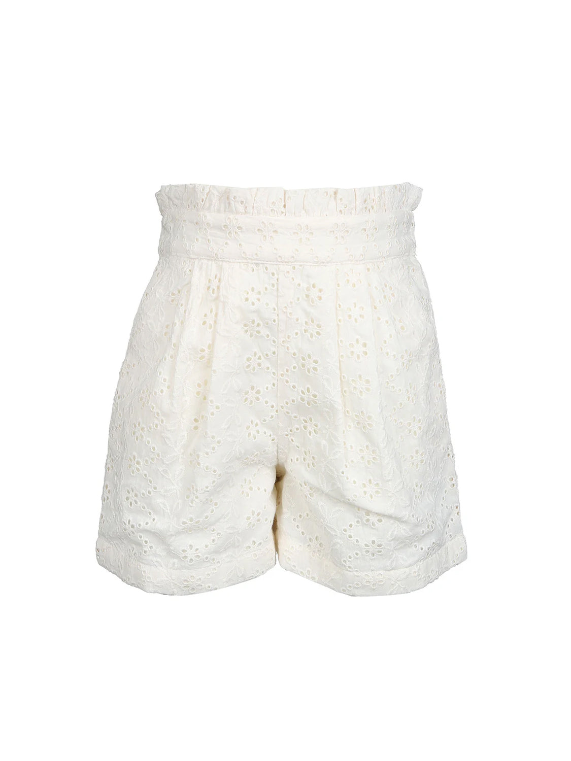 Shorts Cremeweiß