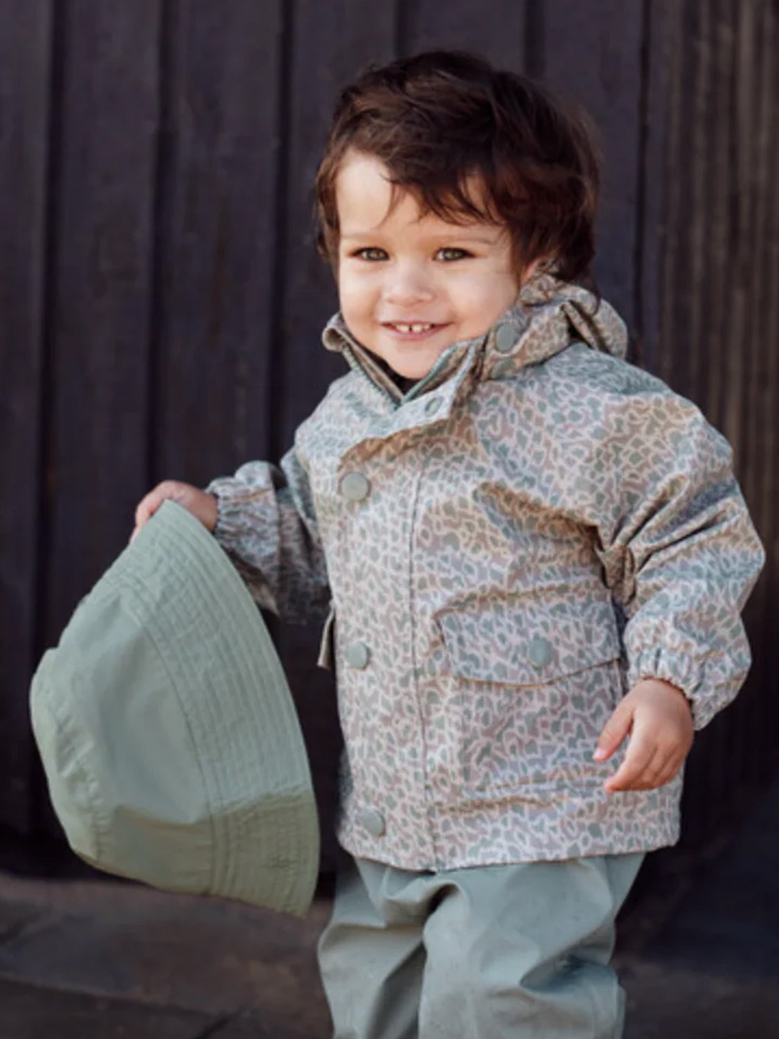 Regenjacke Grau