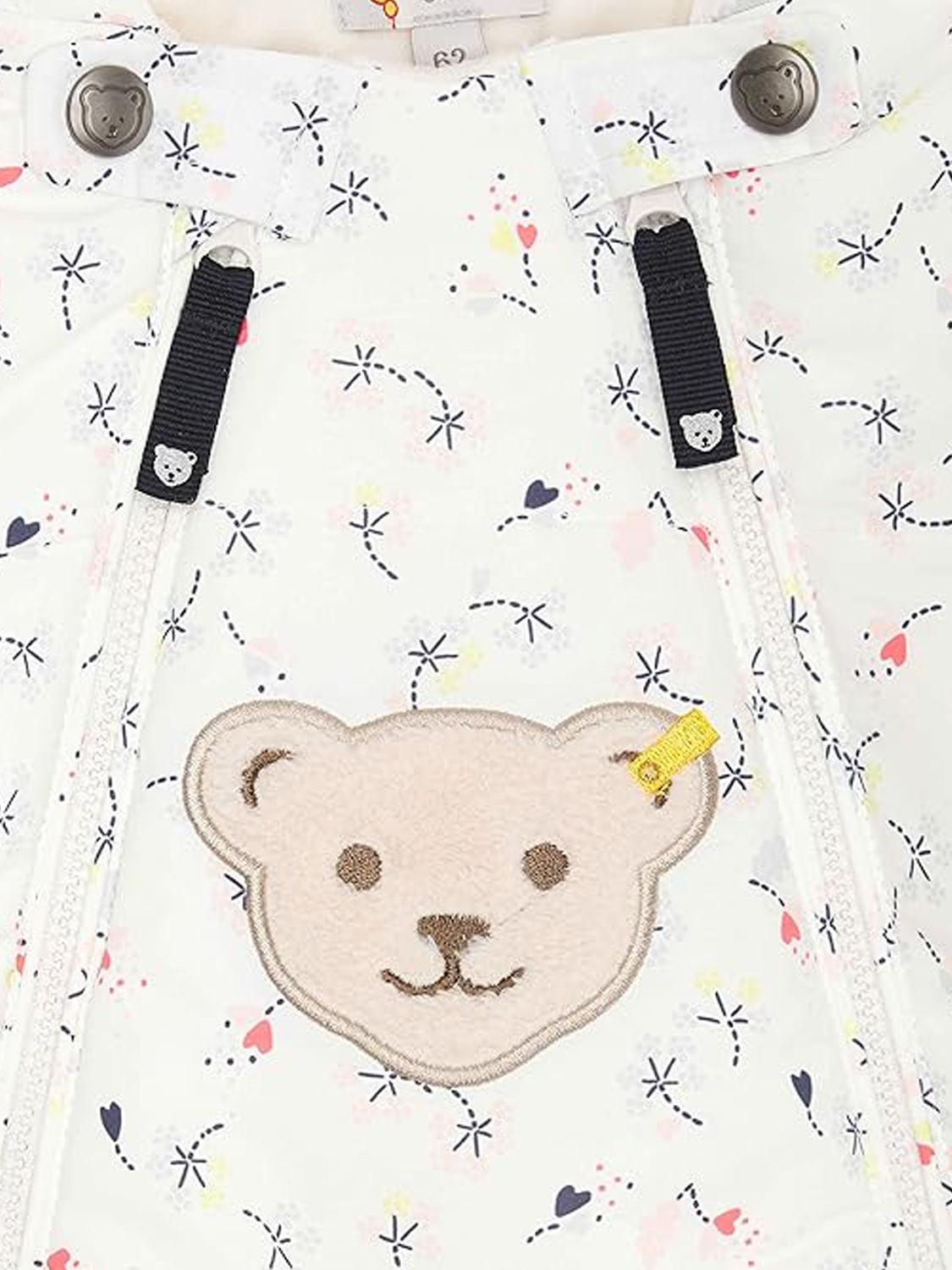 Snowsuit BABY HEARTS OUTERWEAR in cloud dancer clouddancer