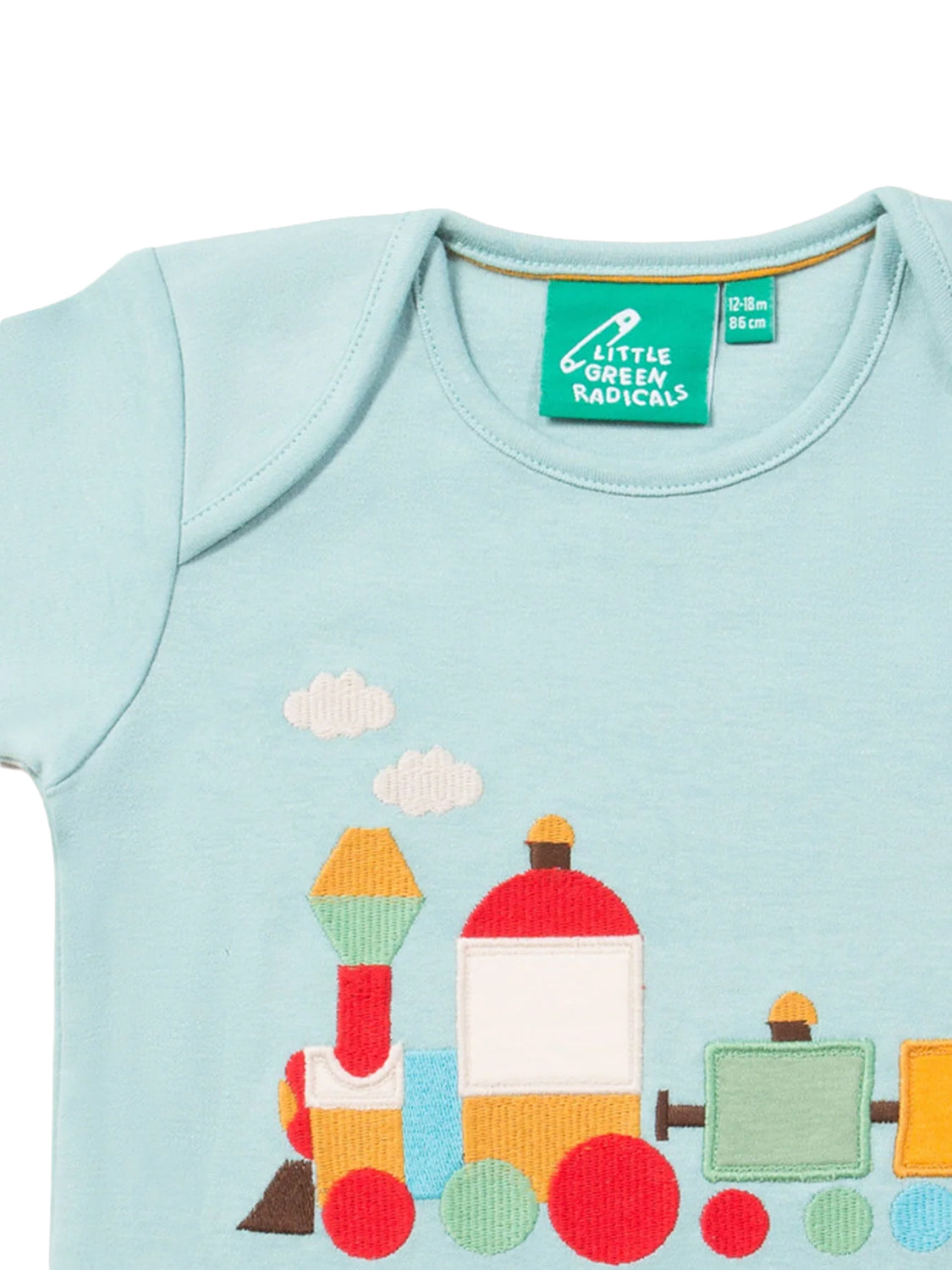 T-Shirt LITTLE TRAIN light blue