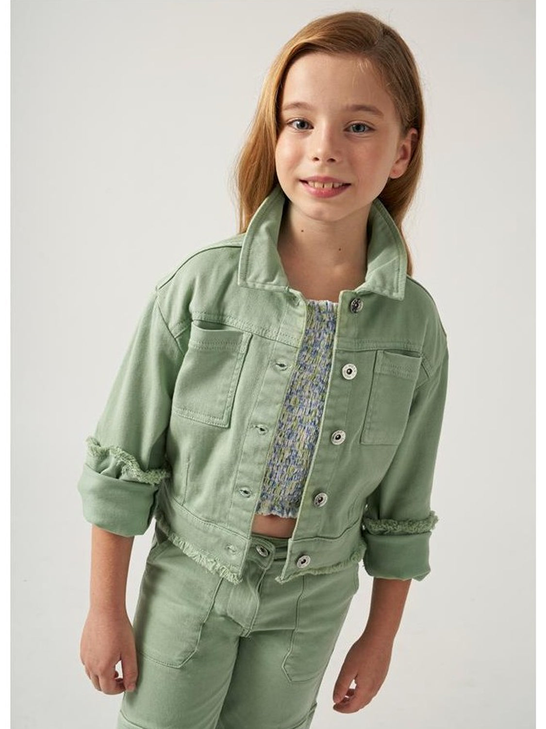 Mint green jacket