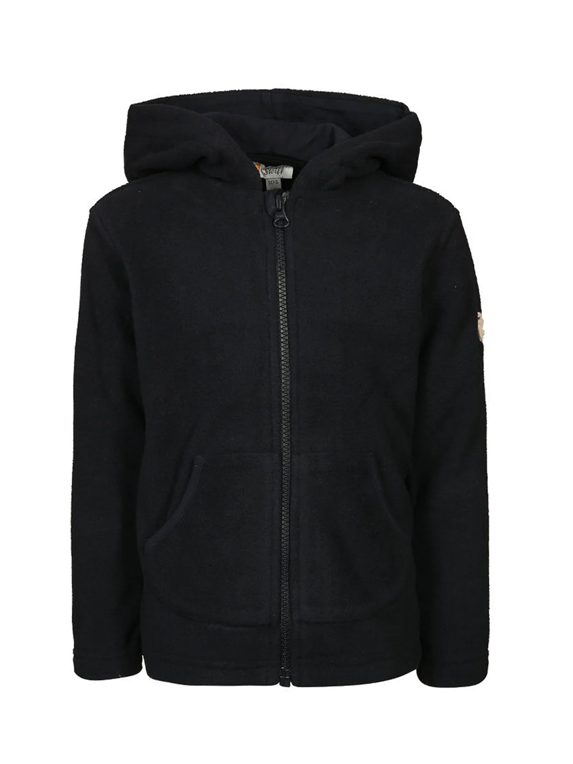 Hooded fleece jacket BASIC in dark blue dark blue