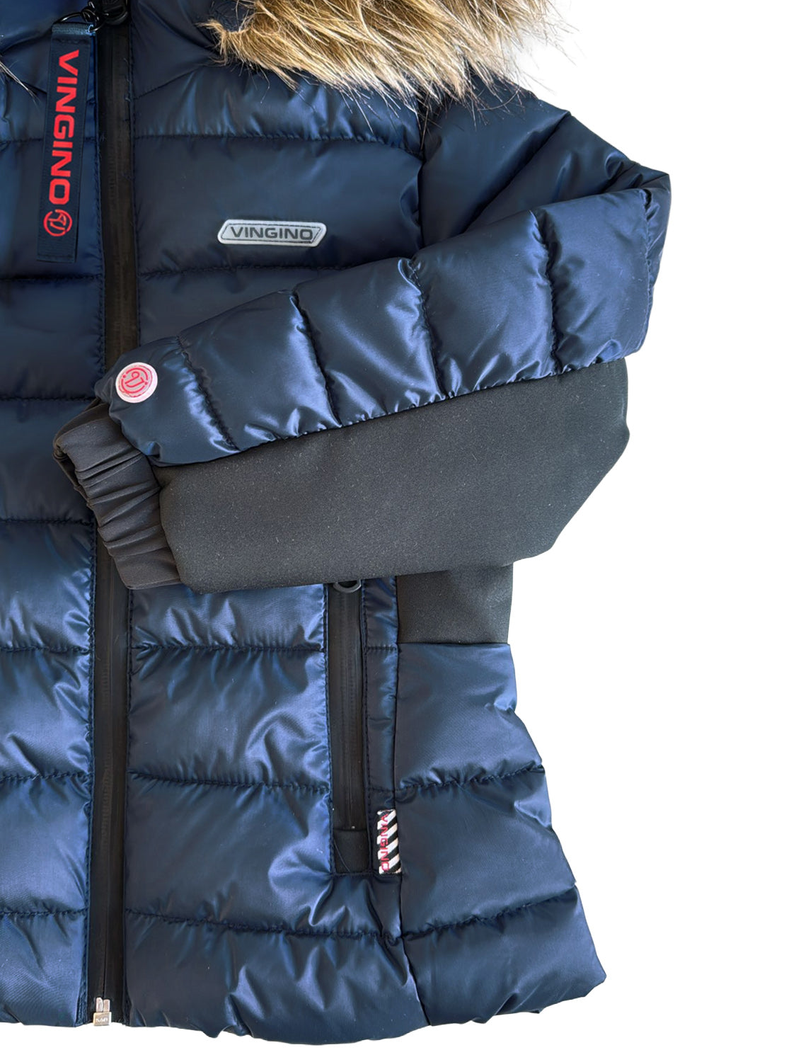 Navy blue winter jacket