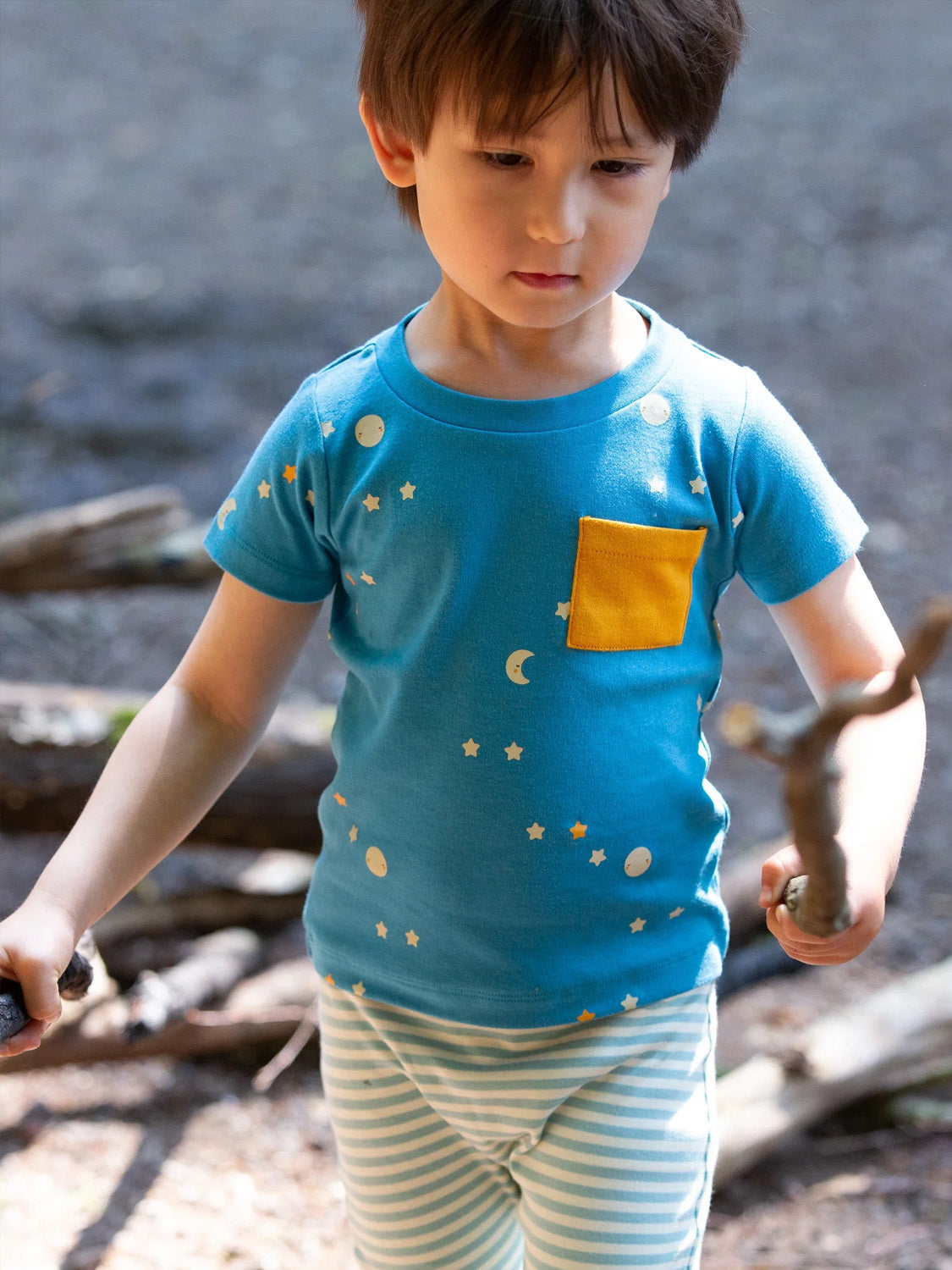 T-shirt DAWN incl. jogging pants blue