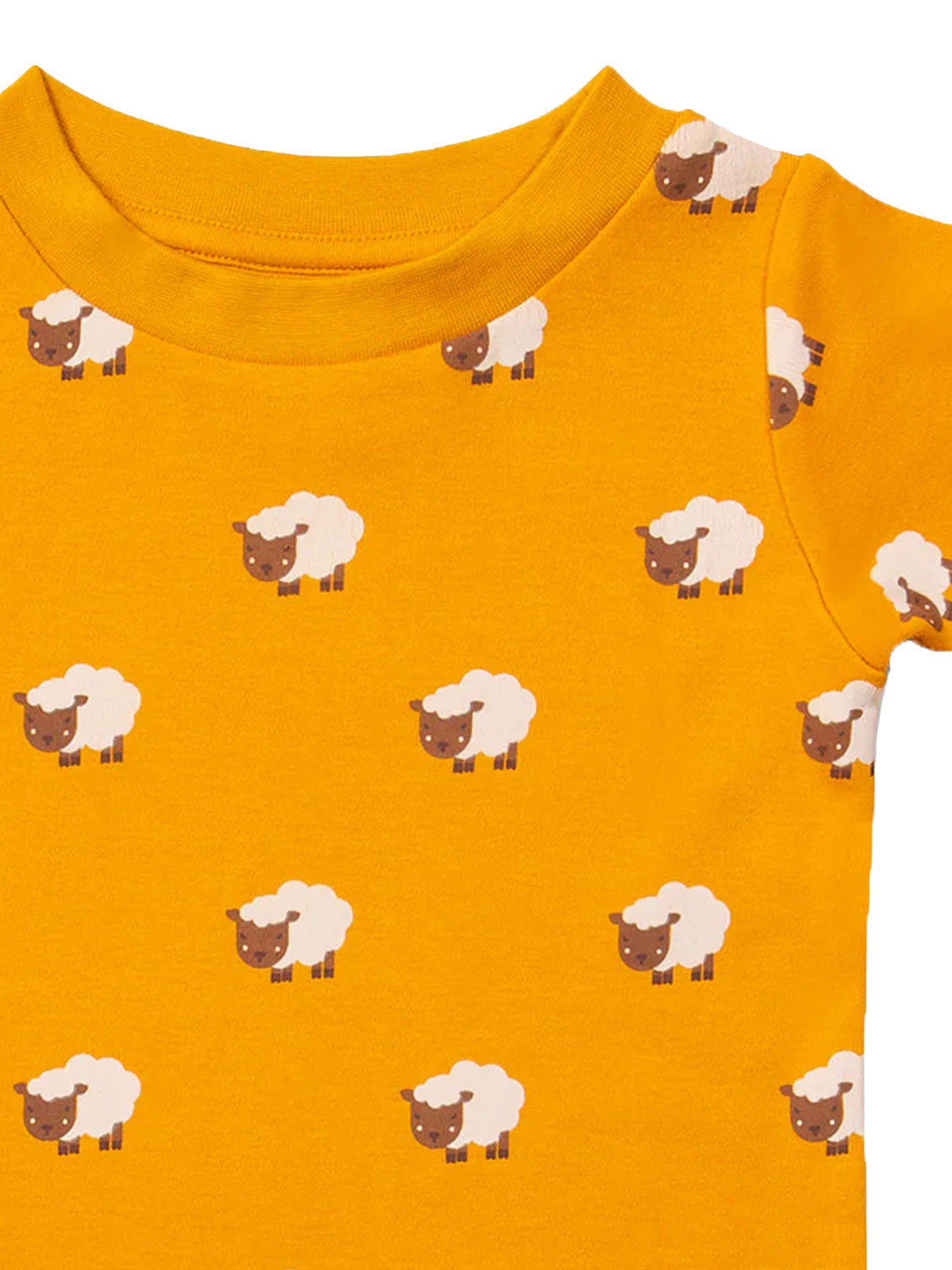 T-shirt COUNTING SHEEP AOP yellow