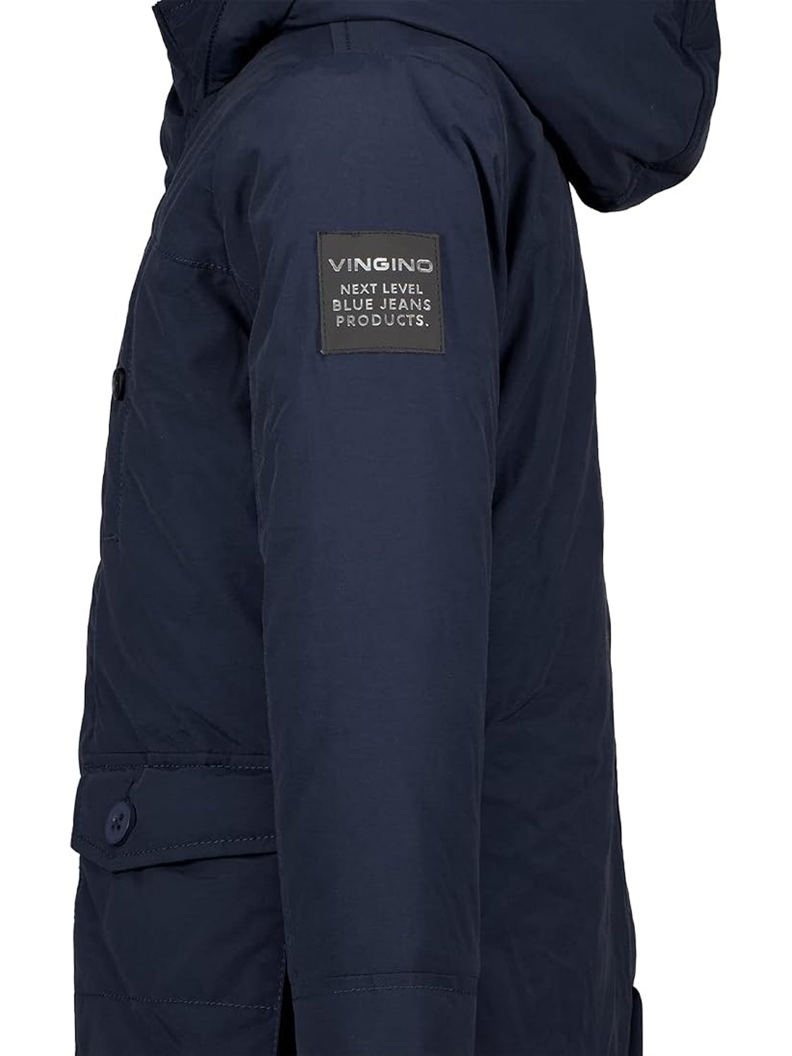 Wintermantel Marineblau