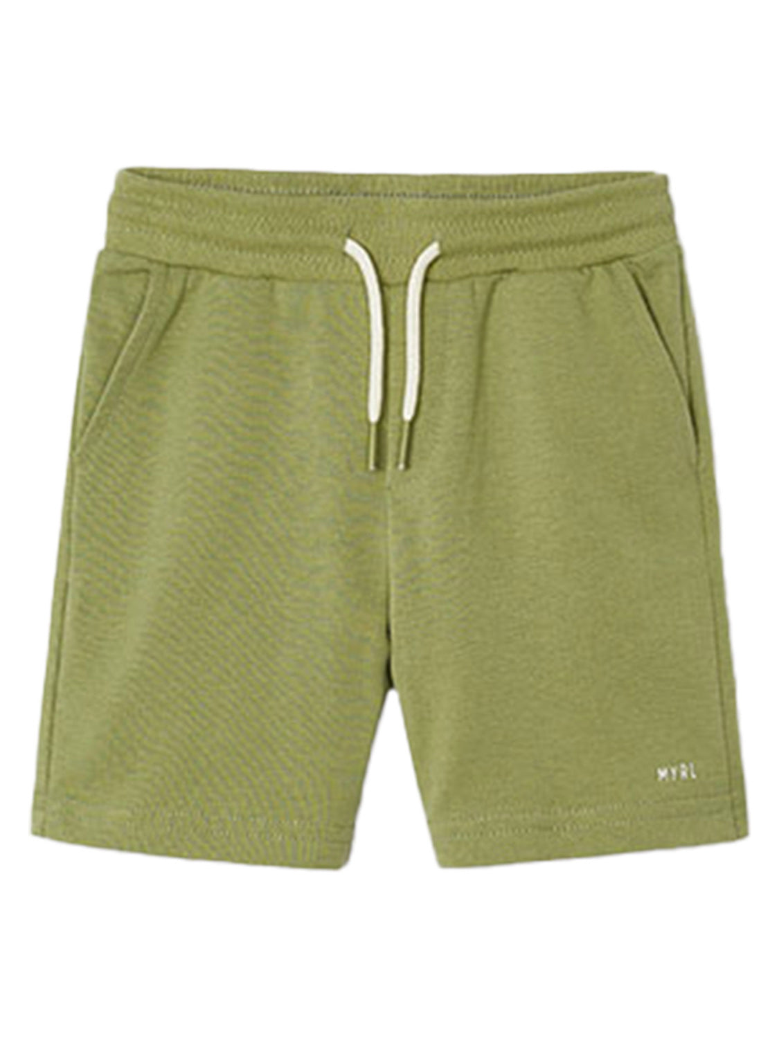 Sweat-Shorts BERMUDA in leguan leguan, lässige Strickshorts mit elastischem Kordelzugbund und Seitentaschen, ideal für bequeme Babymode von bellybutton.