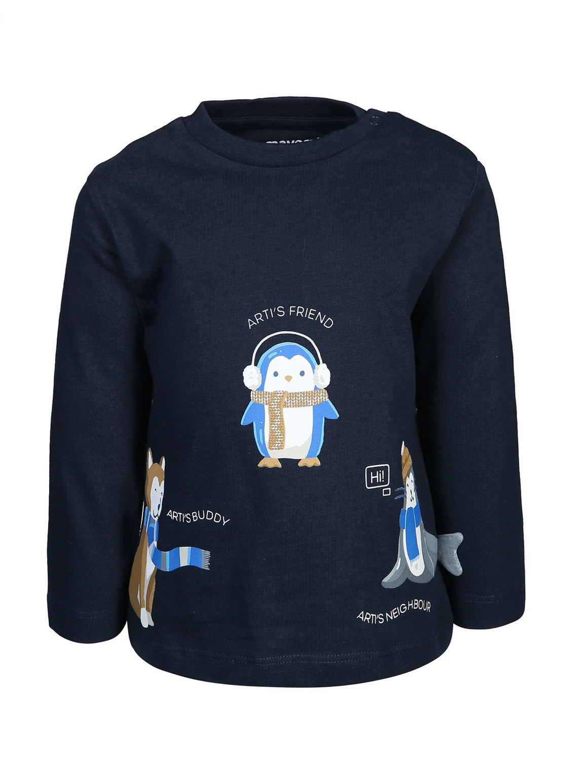Long-sleeved shirt ARTY in midnight blue