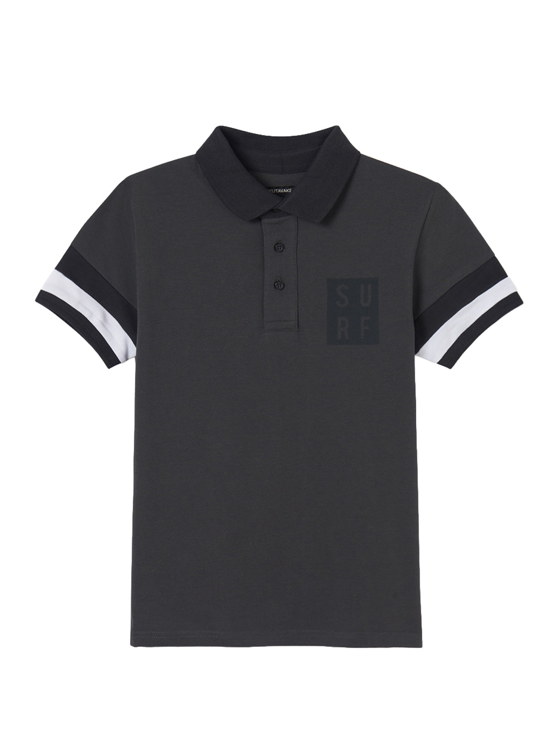 Polo shirt CLASSIC short sleeve in caviar caviar