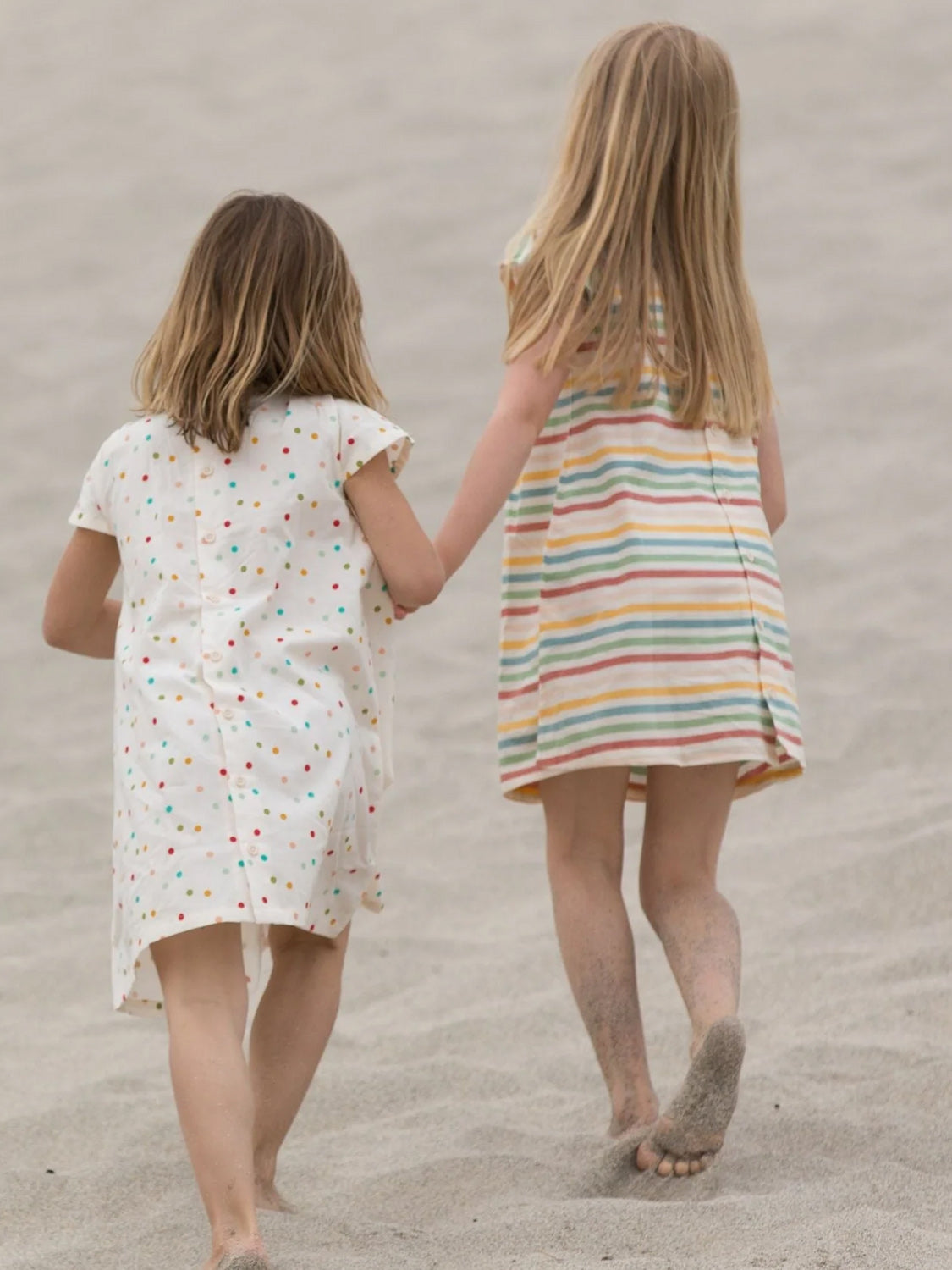 Short-sleeved dress RAINBOW STRIPES colorful