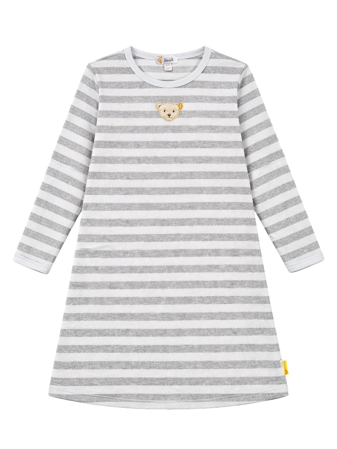 Nicki nightdress BASIC striped in grey/white grey/white