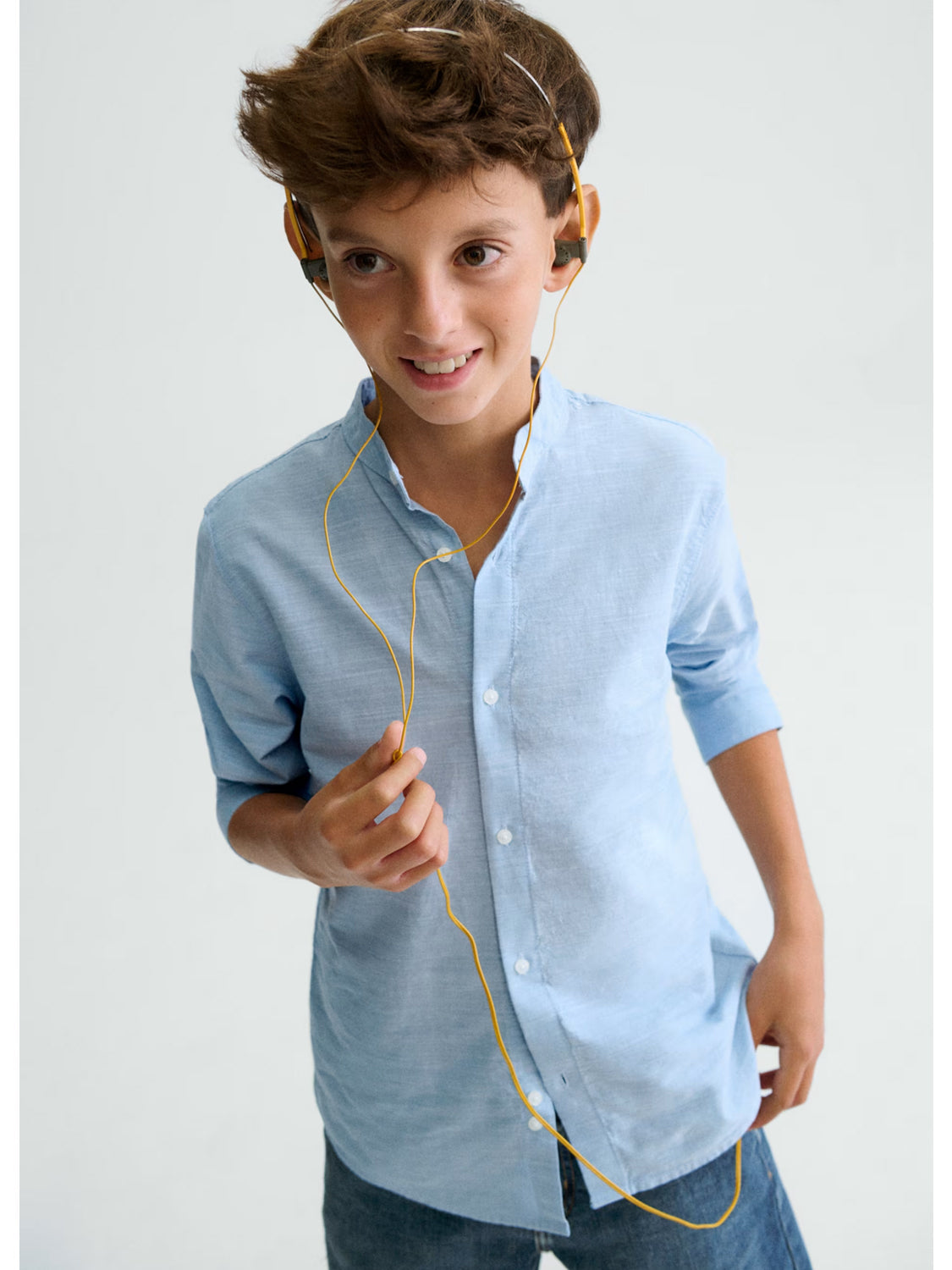 Long-sleeved shirt ALBA in light blue light blue