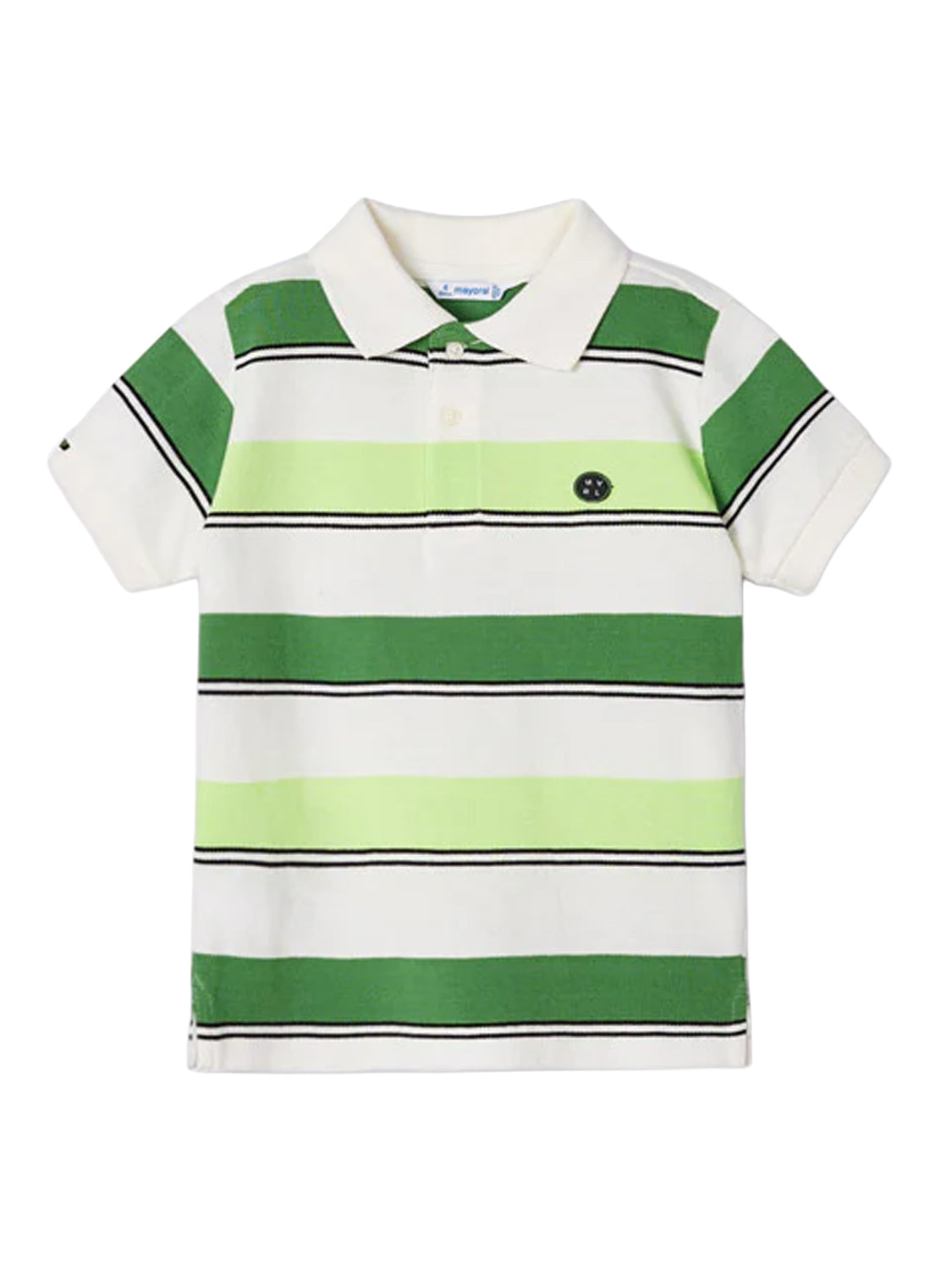 Polo shirt STRIPES in croma green croma green
