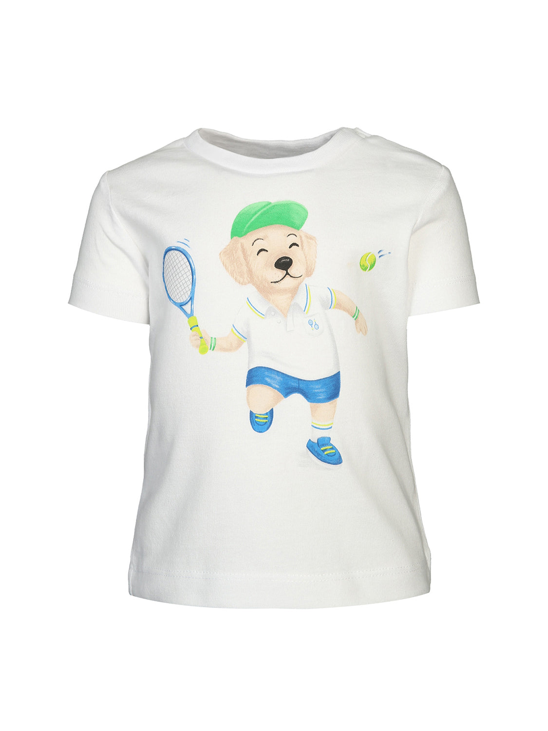 T-Shirt TENNISMATCH in white white