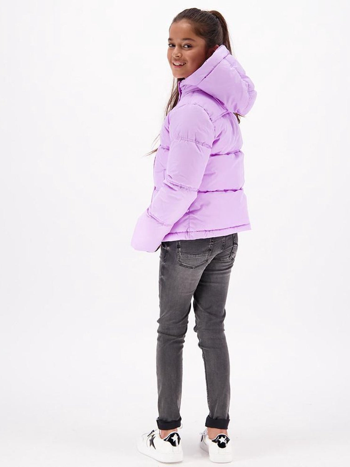 Winterjacke Flieder
