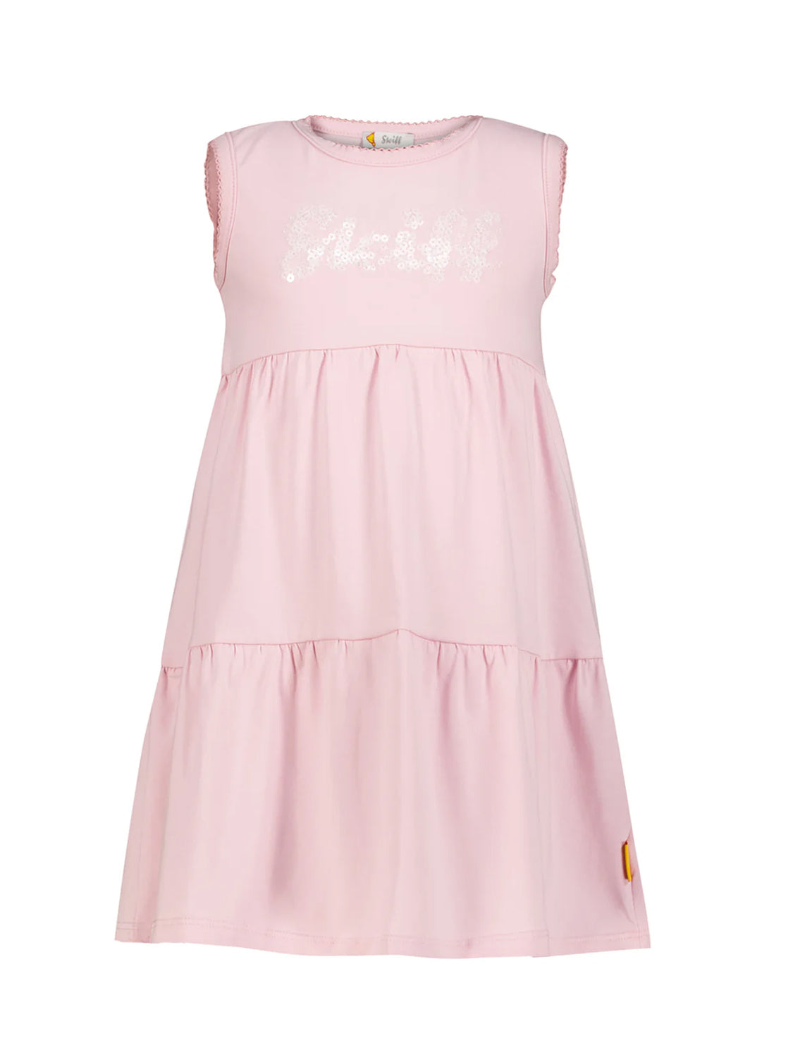 Strap dress HELLO SUMMER – VOLANTS in pink pink