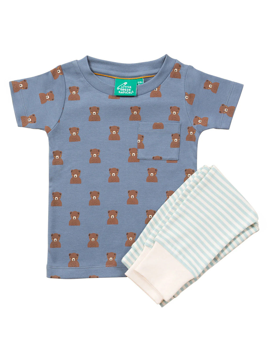 T-Shirt LITTLE BEARS 2-piece blue
