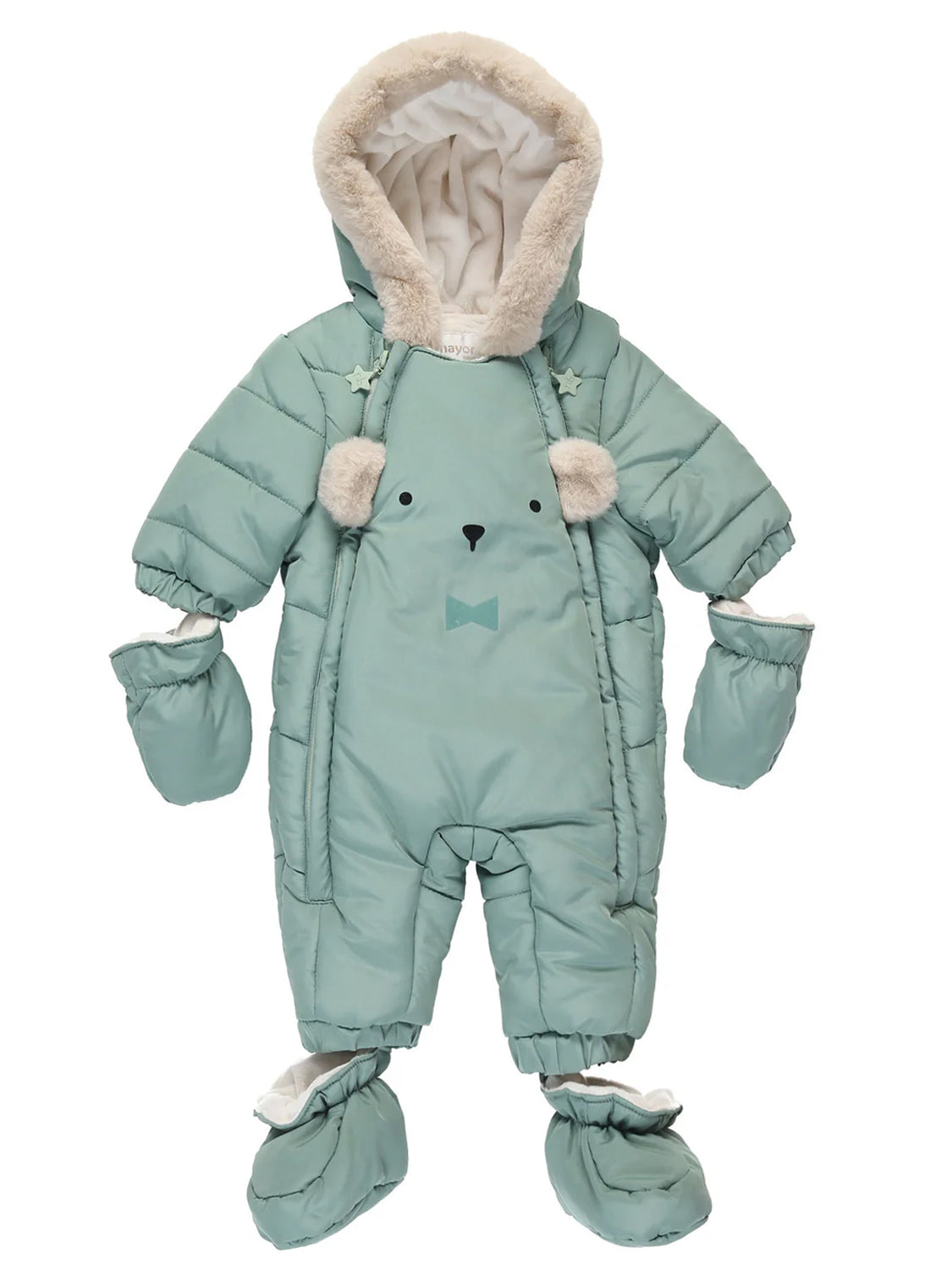 Schneeanzug Mintgrün