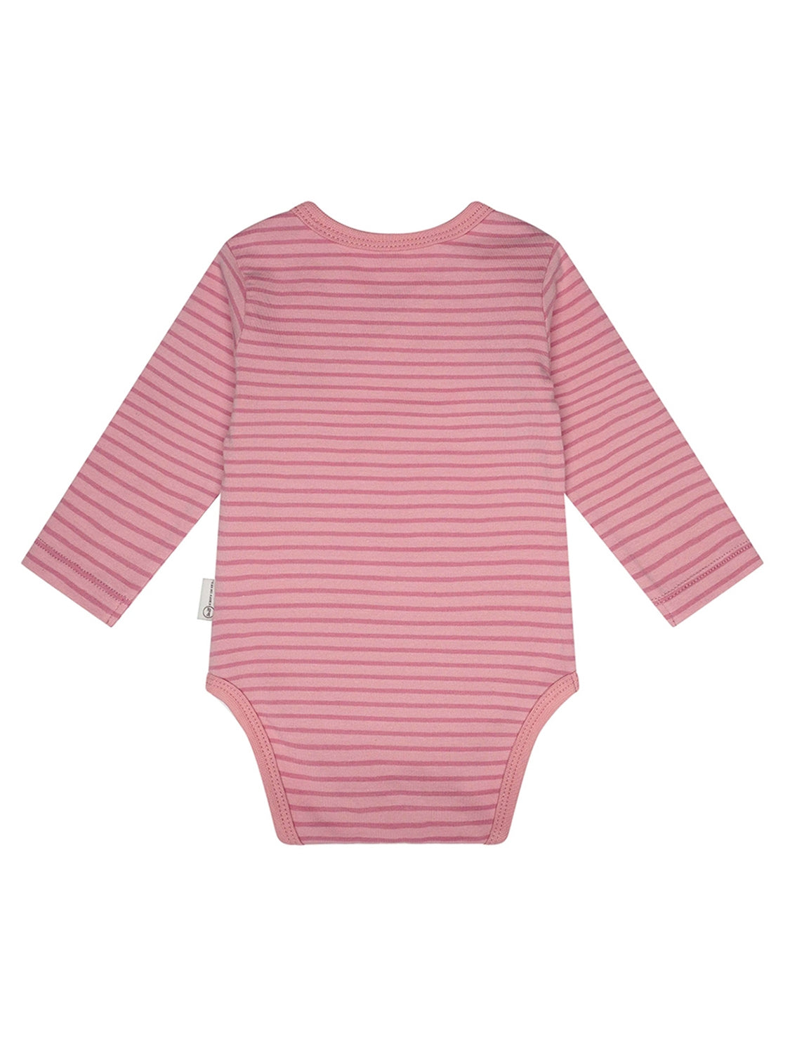 Long-sleeved bodysuit SAGA striped in bridal rose bridalrose