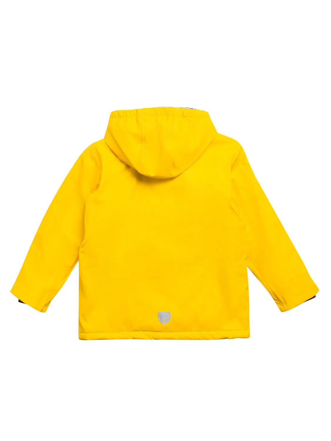 Raincoat VISIBLE with detachable hood in yellow yellow