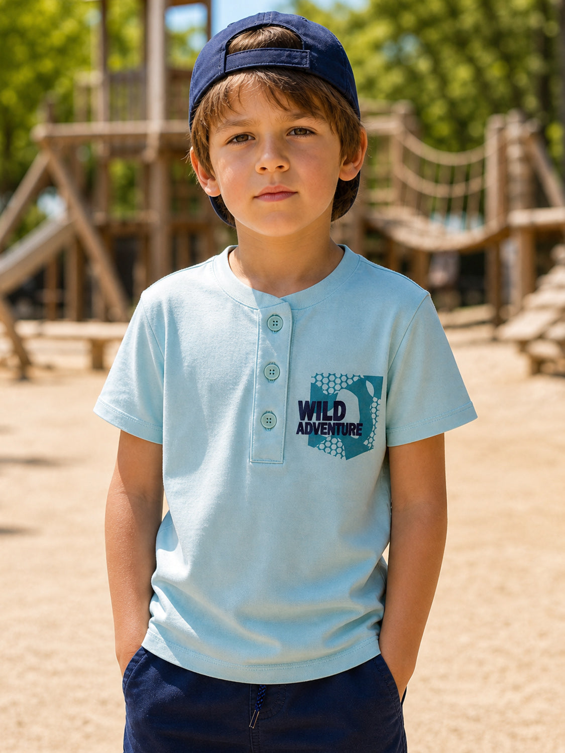T-Shirt Hellblau