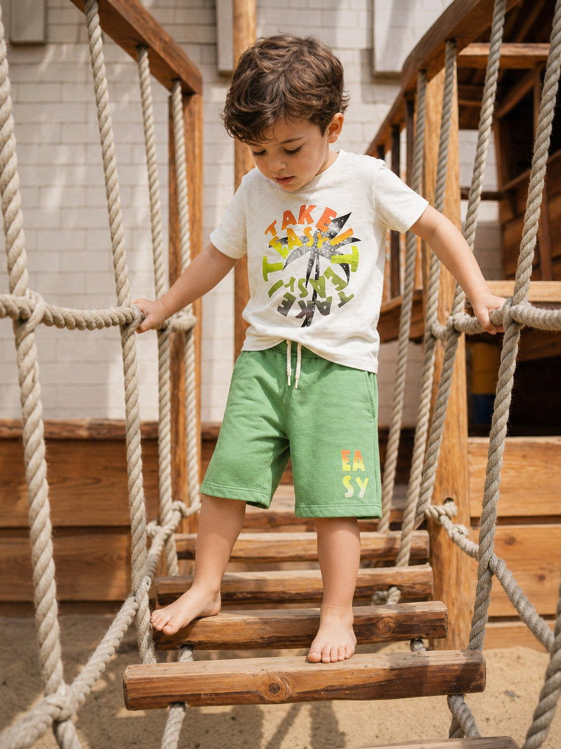 T-Shirt Cremeweiß
