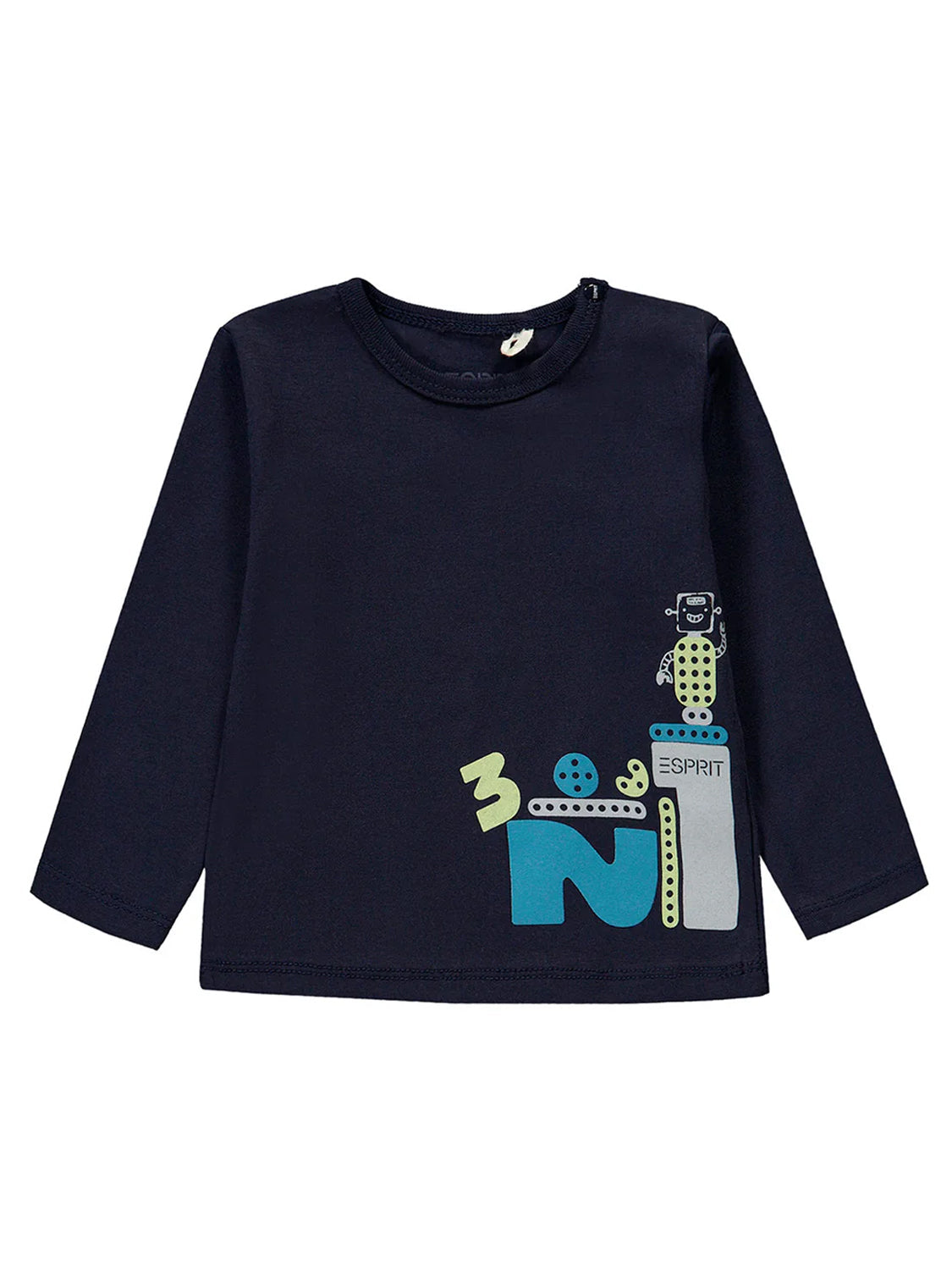 Longsleeve Marineblau