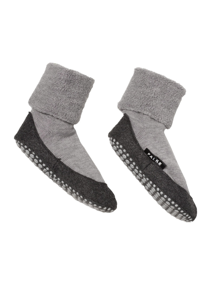 Falke Kids slippers Cosyshoe Grey in Grey 563335239-5.jpg | NICKIS.com