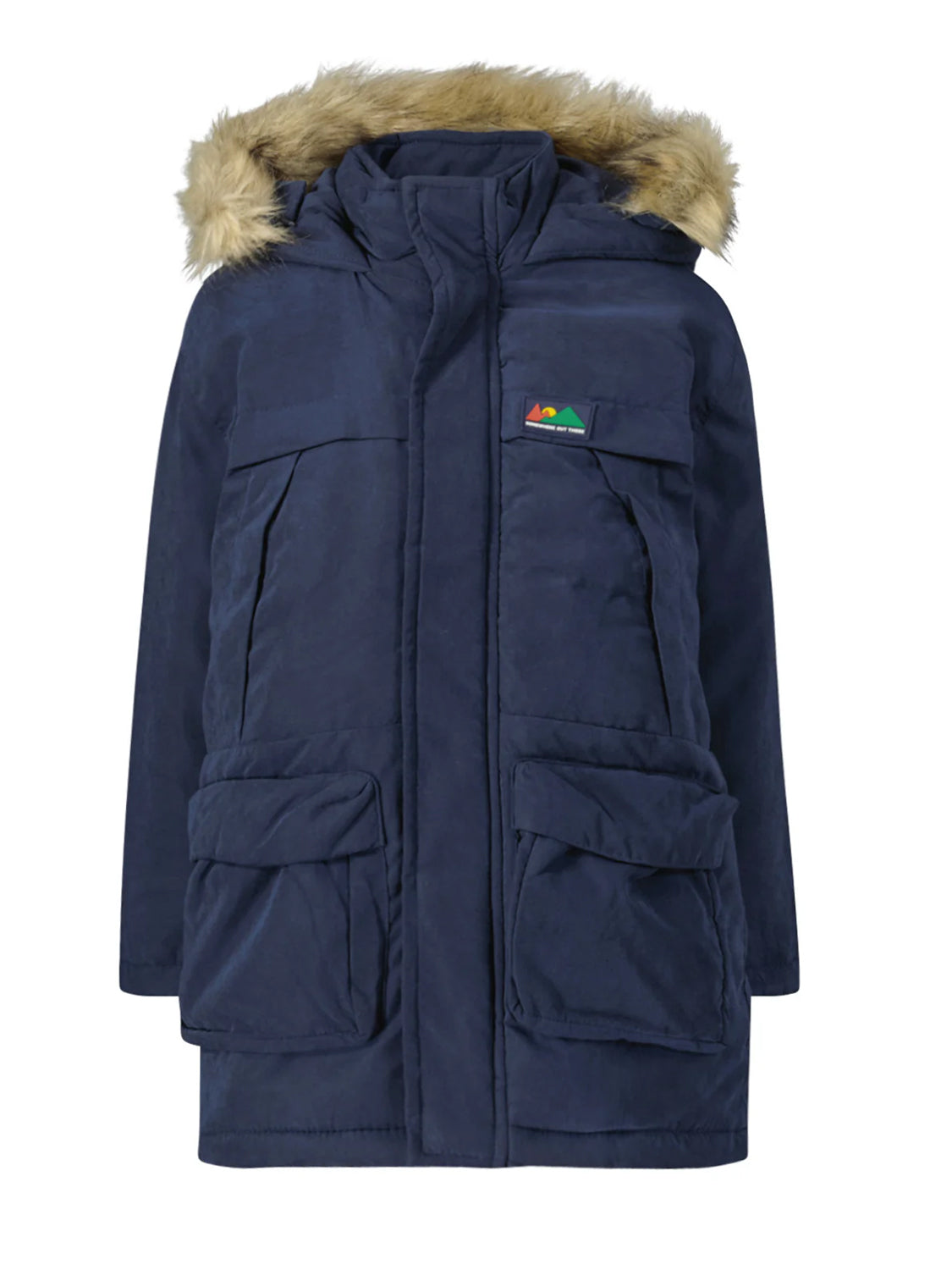 Winterjacke Marineblau