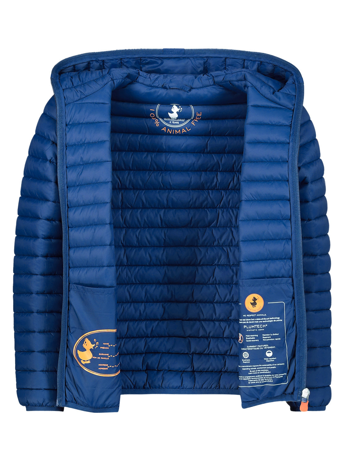 Save the Duck Kids Lightweight jacket Huey Blue in Blue 6905637621-6.jpg | NICKIS.com