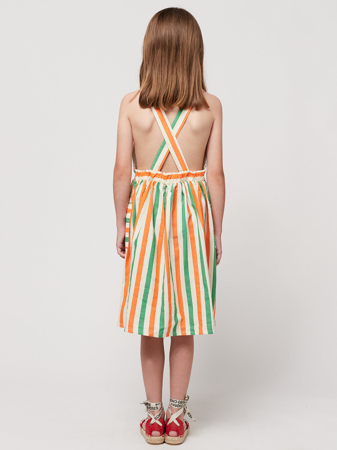 Bobo Choses Kids dress Vertical Stripes in 6906311837-3.jpg | NICKIS.com