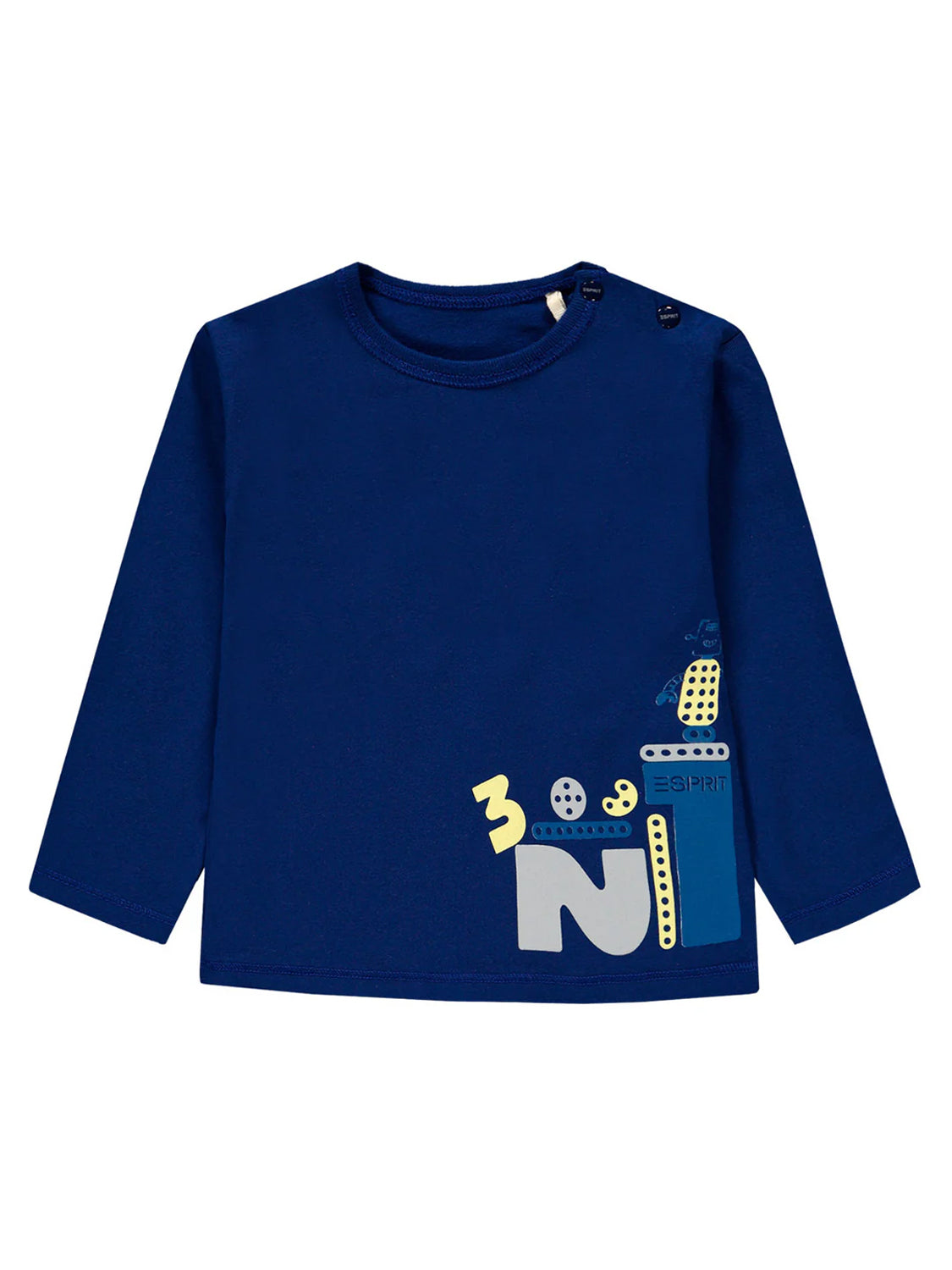 Longsleeve Blau