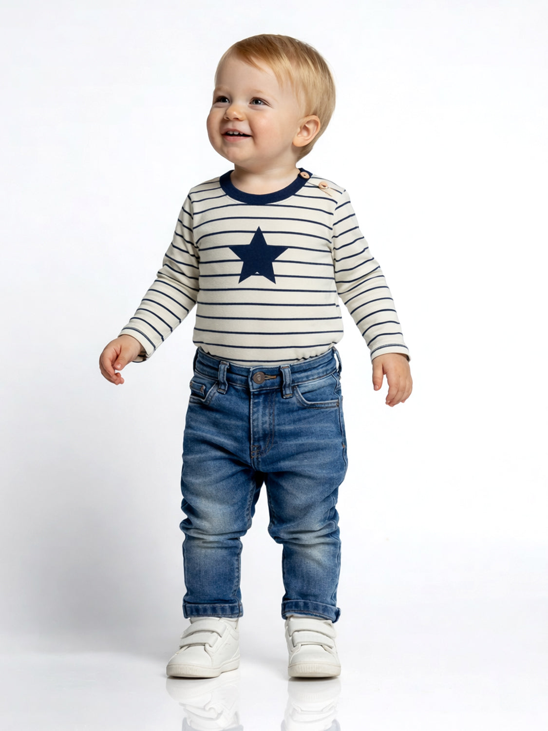 Longsleeve Marineblau