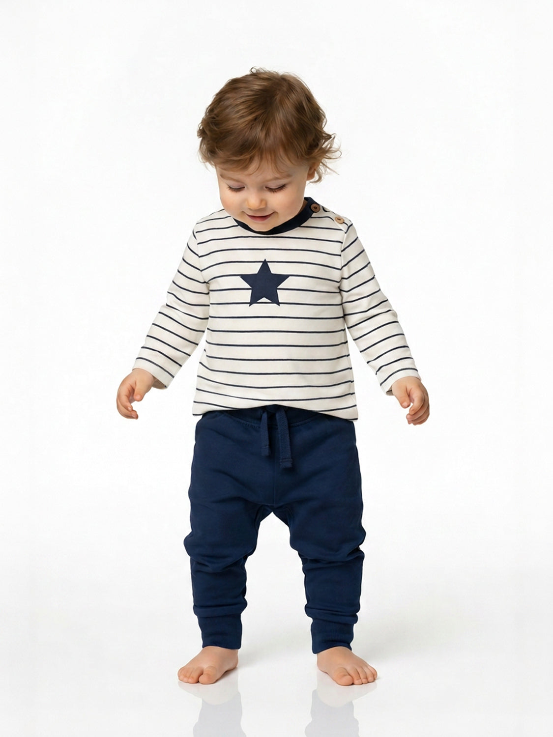 Longsleeve Marineblau
