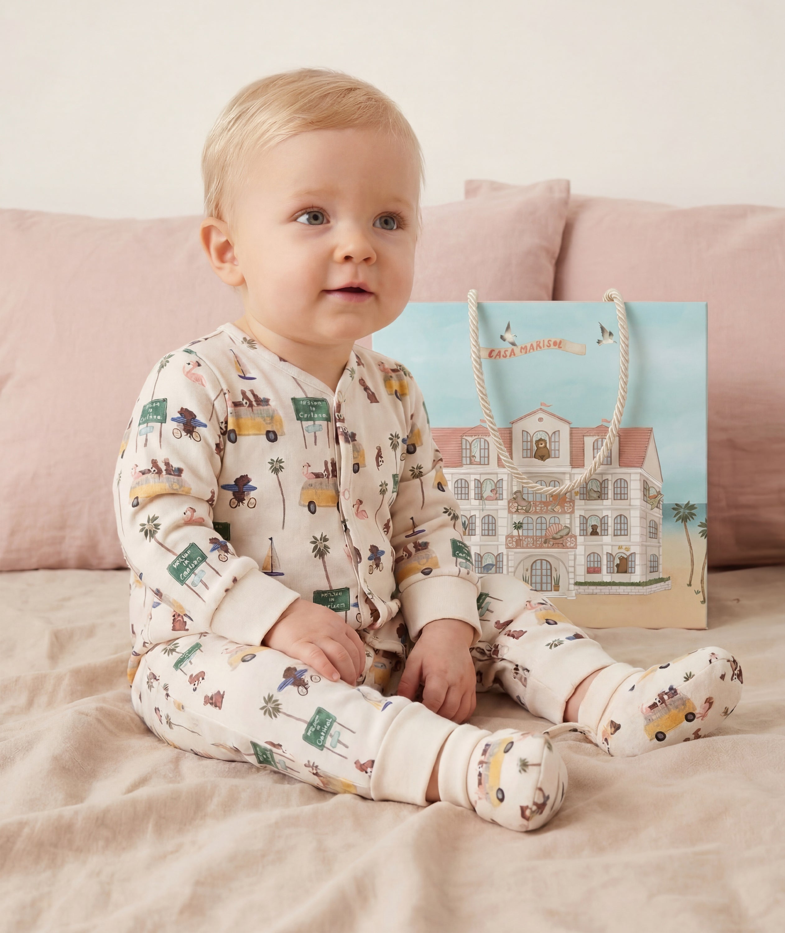 Baby Romper — Road Trip