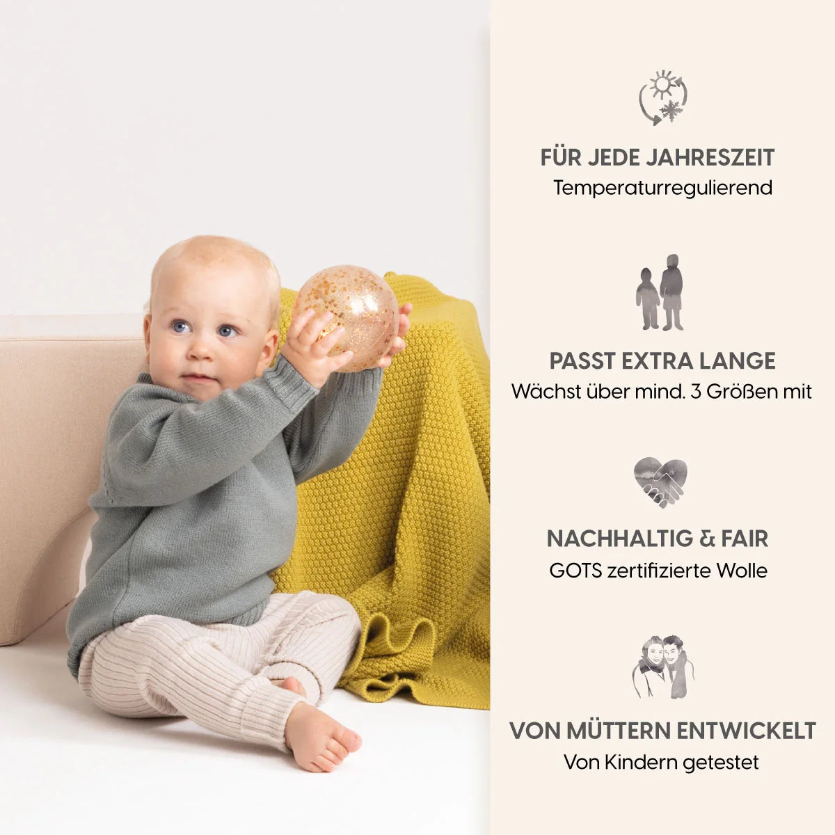 THE WOOLLY LEGGINGS - camel