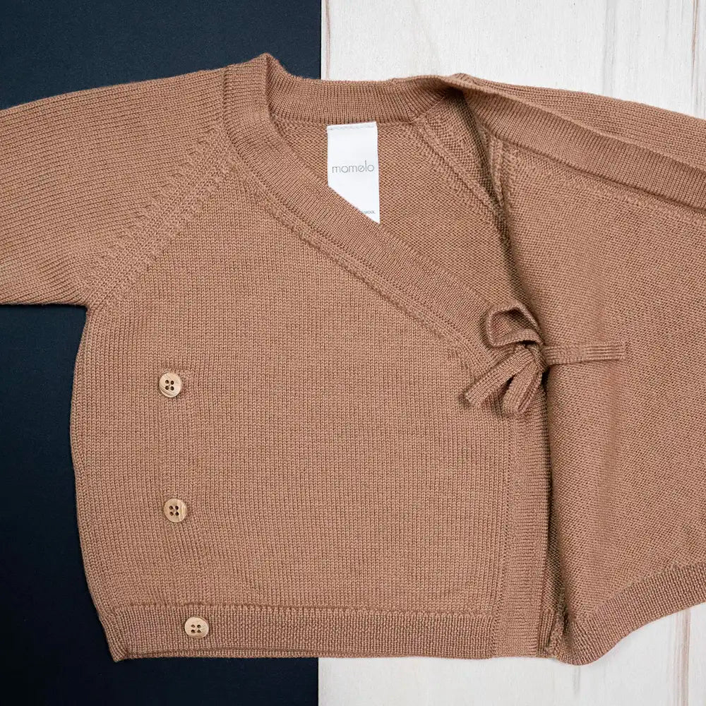 THE WOOLLY BABY JACKET - camel