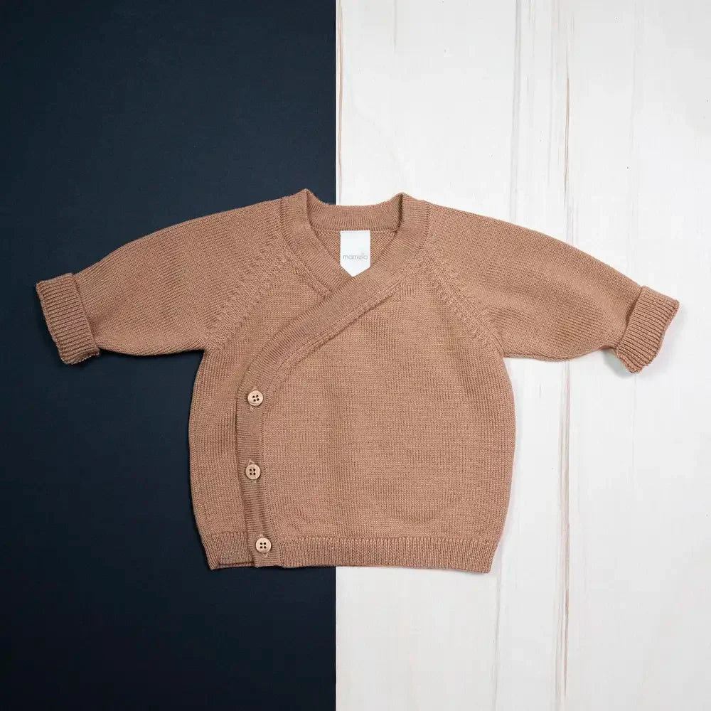 THE WOOLLY BABY JACKET - camel