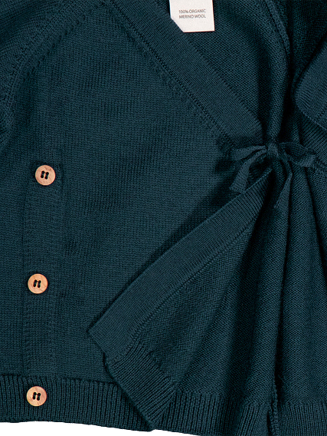 THE WOOLLY BABY JACKET - new petrol