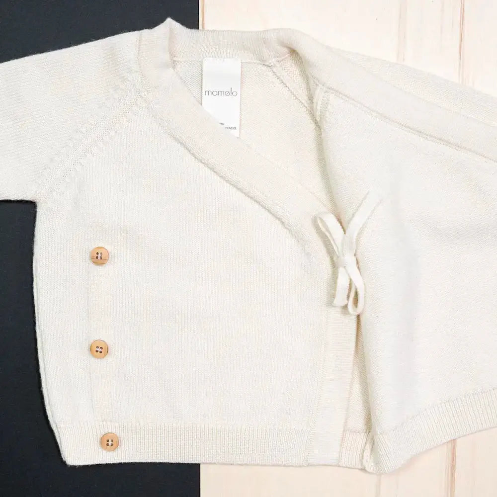 THE WOOLLY BABY JACKET - pure