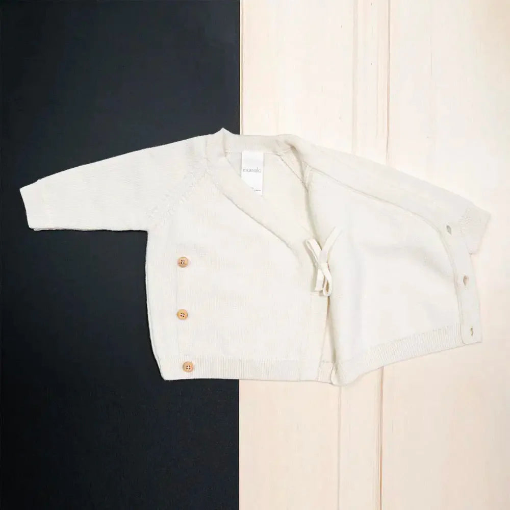 THE WOOLLY BABY JACKET - pure