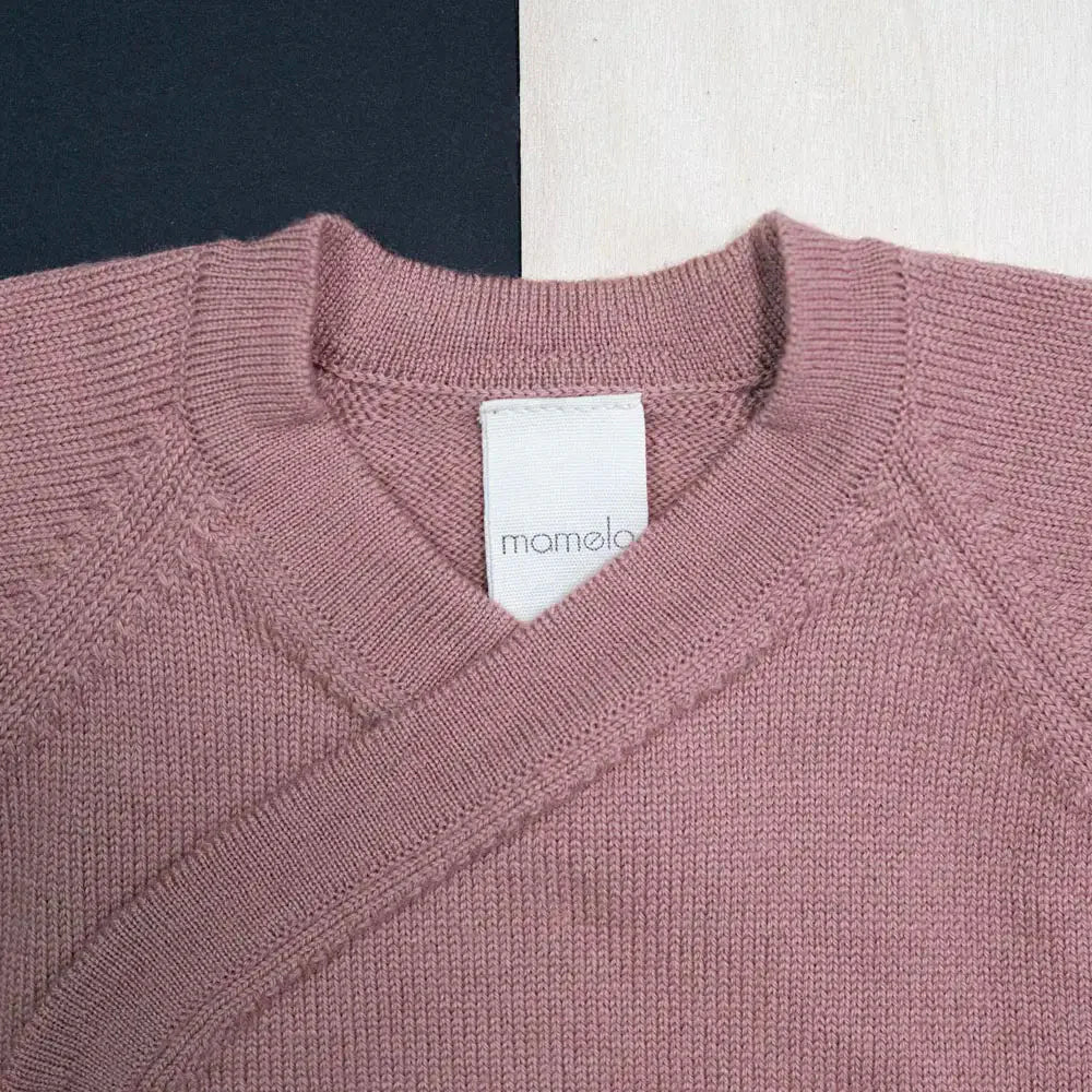 THE WOOLLY BABY JACKET - rose