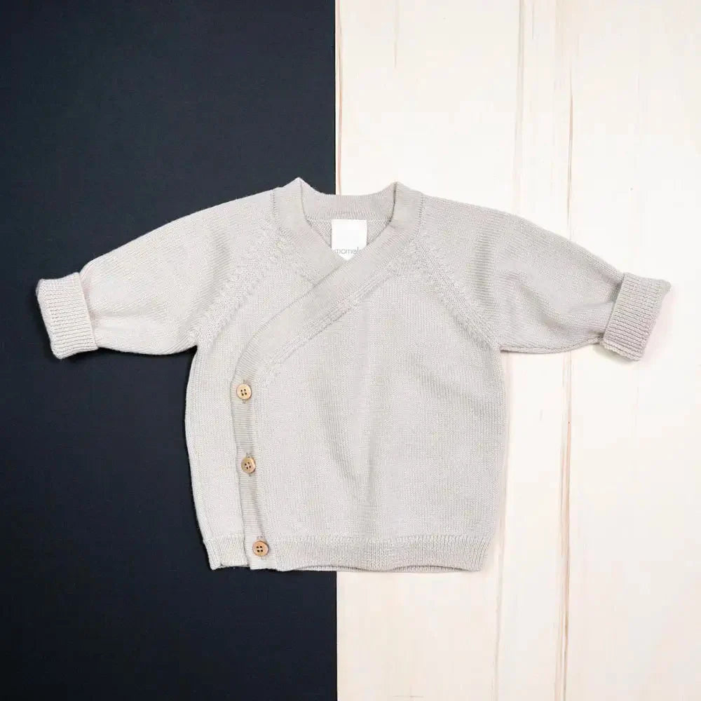 THE WOOLLY BABY JACKET - sand
