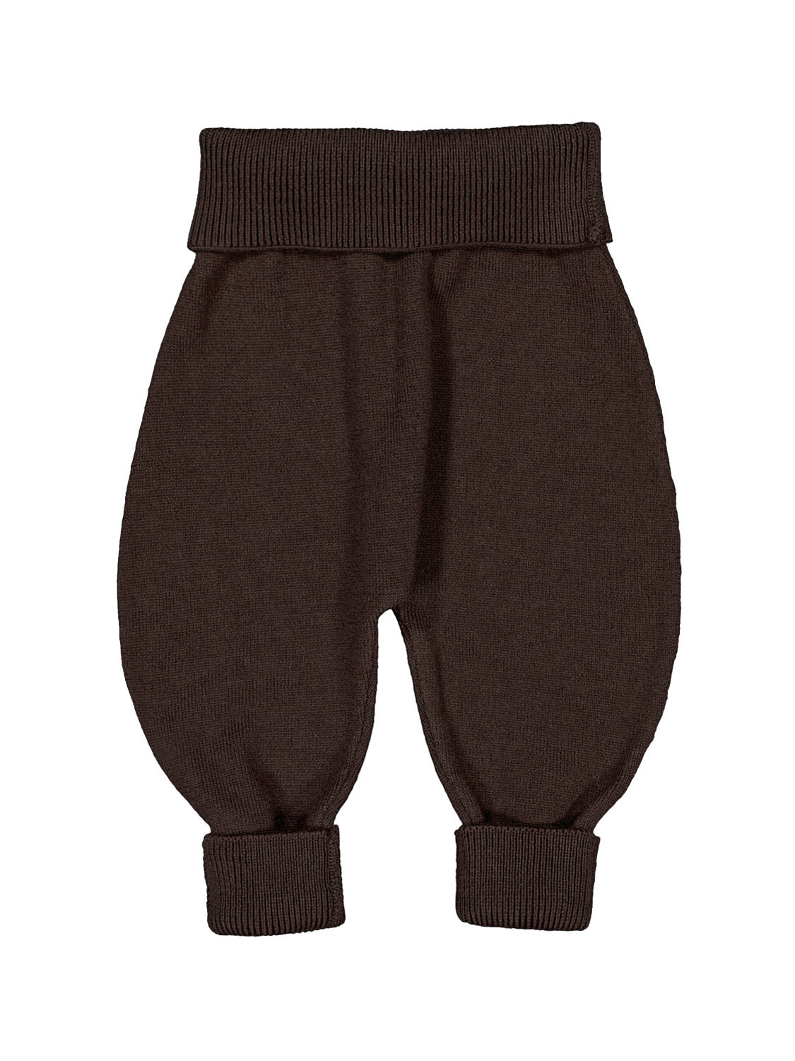 THE WOOLLY BABY PANTS - chocolate