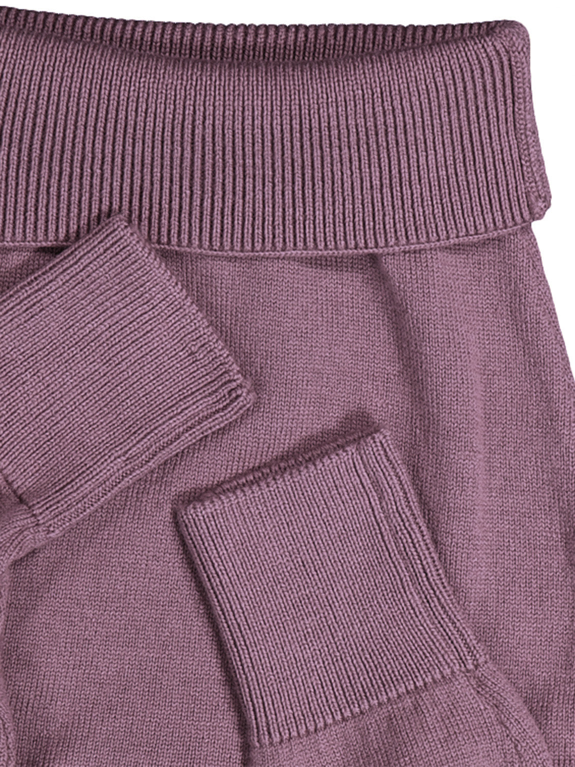 THE WOOLLY BABY PANTS - mauve